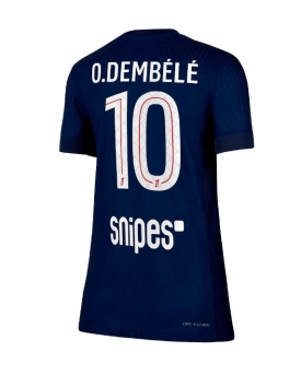Paris Saint-Germain Ousmane Dembele #10 Maglia Gara Casa Repliche 2025-26 Donna Maniche Corte